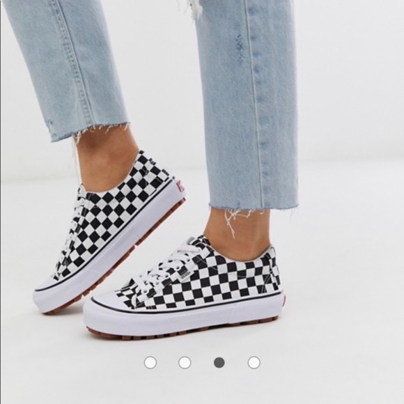 Vans Shoes - Vans 29 Checkerboard Skate Shoes Sneakers Platform 6